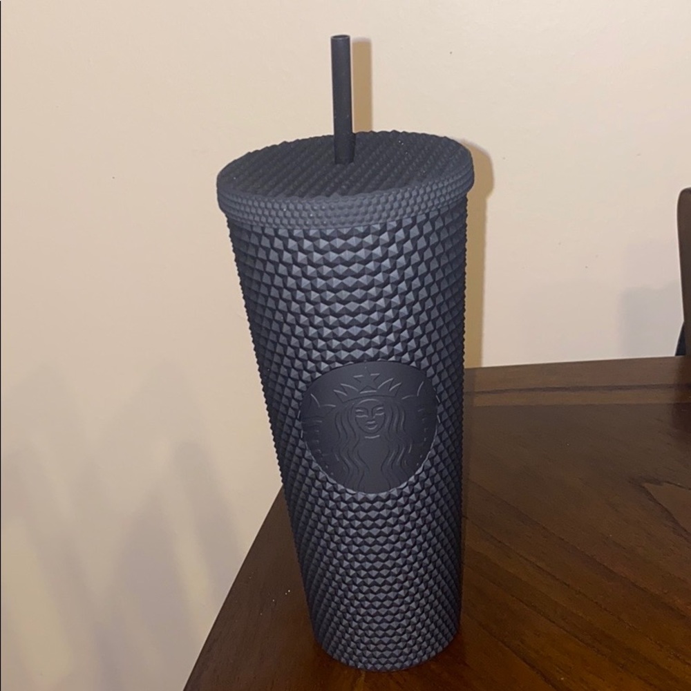 Matte Black Starbucks Cup